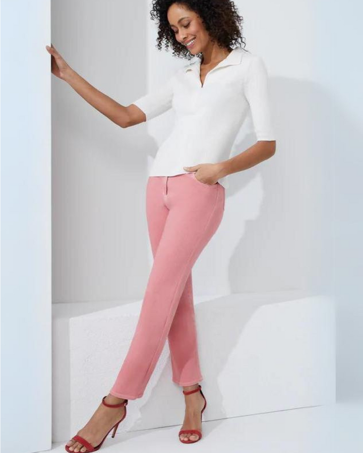 Trieste Wash- Softened Pink Denim Jeans