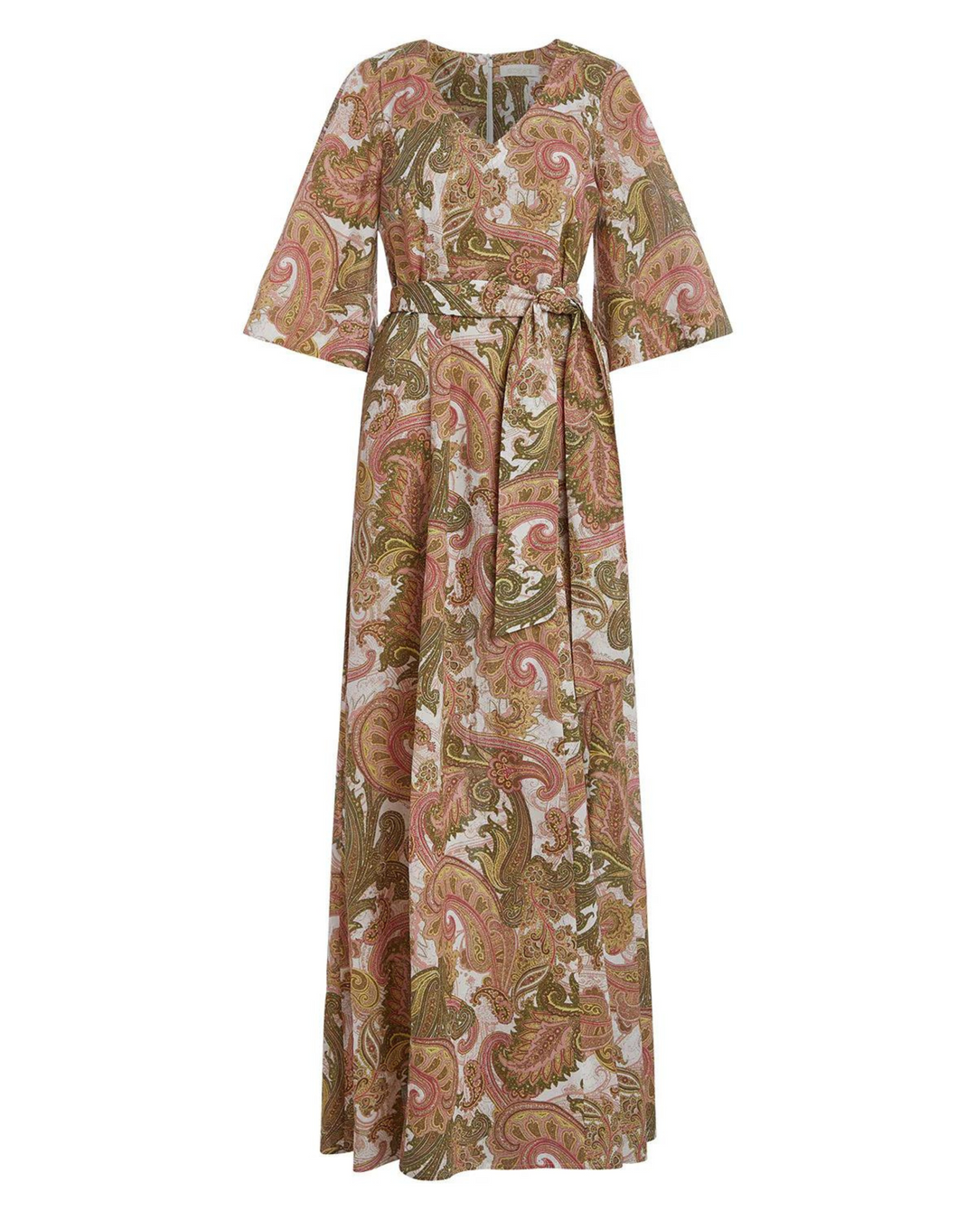 Souk Moroccan Paisley Print Dress in French Voile