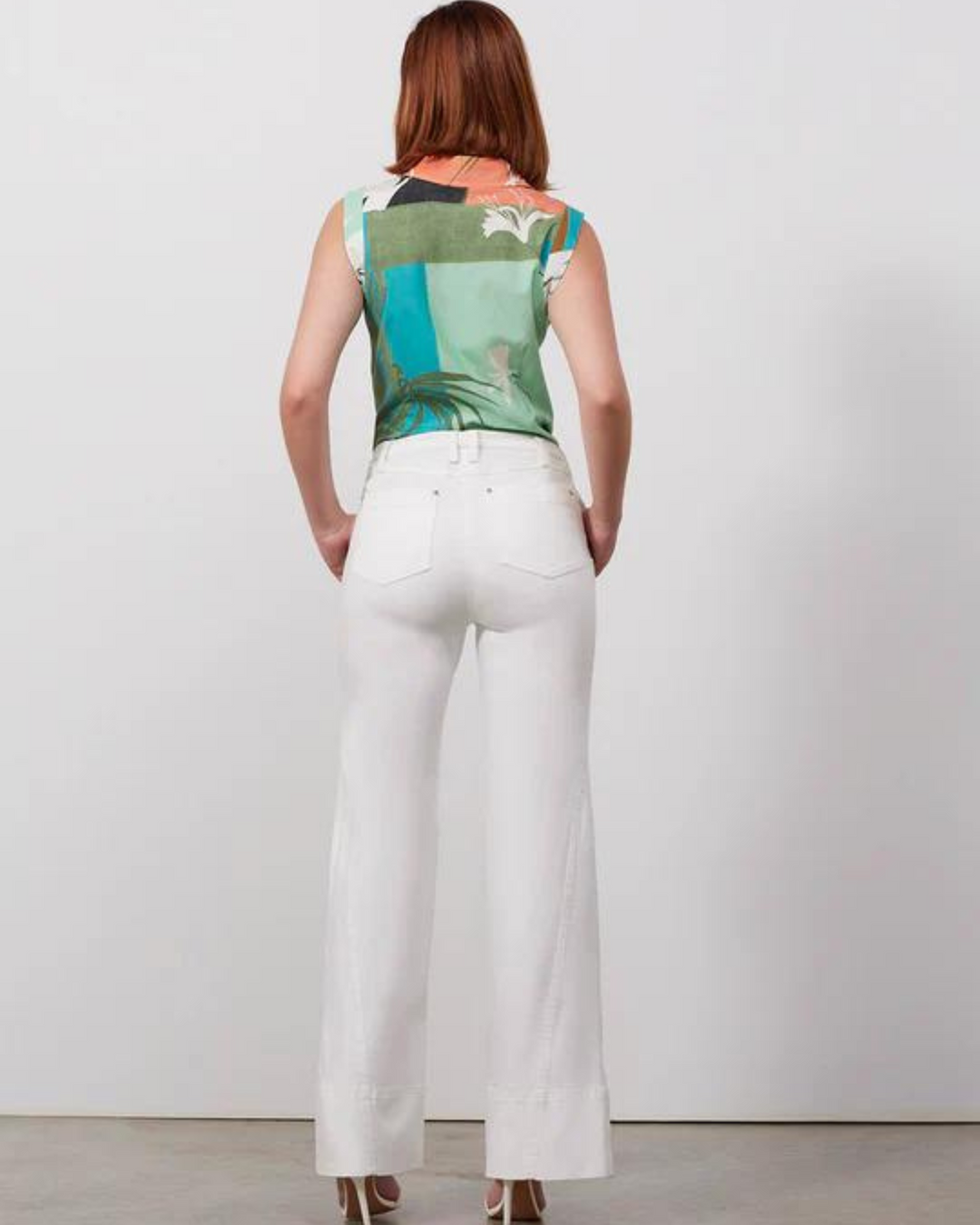 Calatrava White Stretch Twill Jeans