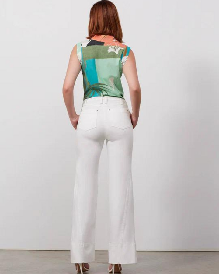 Calatrava White Stretch Twill Jeans