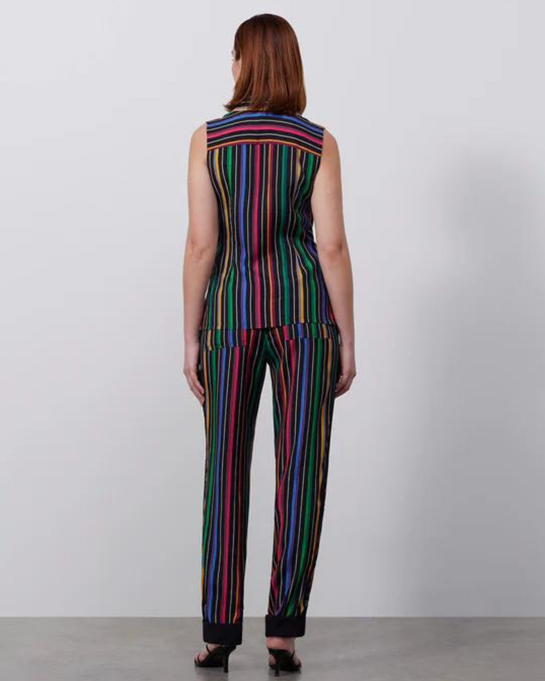 Parade Colorful Placed Pinstripe Blouse