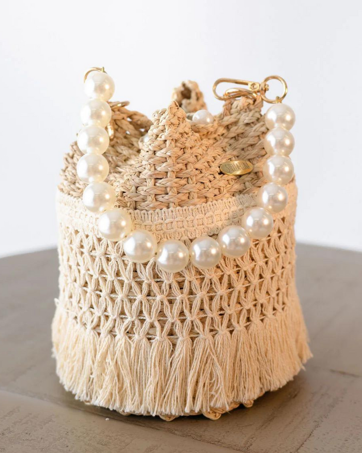 Macrame Bucket Clutch